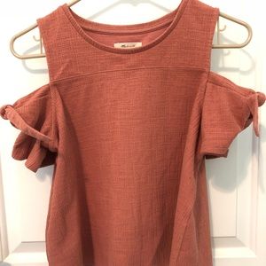 Madewell pink shirt